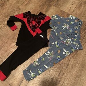 Baby Gap baby boy 18-24 month pj set bundle spider man & Buzz Toy story